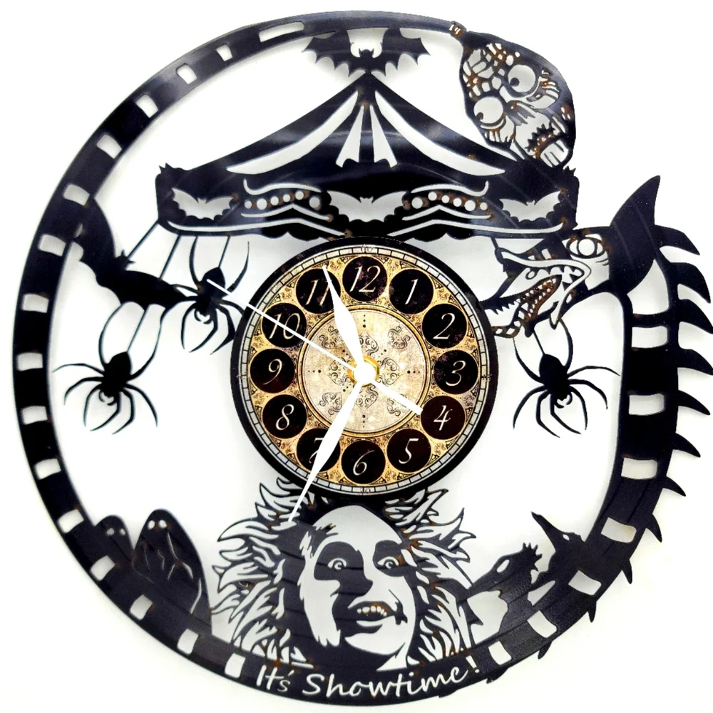 Beetlejuice Vinyl Record Clock - Makes A Unique Wall Art Gift For Any Fan
